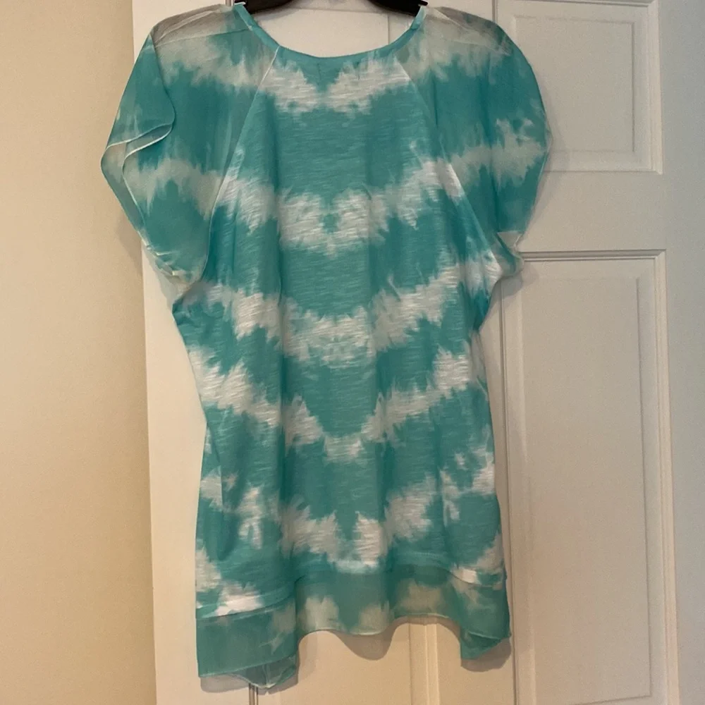 Style & Co Sea Green Top NWOT   Size:  L - Picture 4 of 8